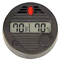 HygroSet II Adjustable Round Digital Hygrometer