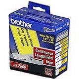 BROTHER INTERNATIONAL CORP / BRTDK4605 / Removable Paper Tape for QL Label Printers, 2-3/7in x 100ft roll, Yellow / Sold as 1 RL