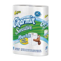 Charmin Sensitive Bath Tissue, Mega Rolls, 6 ea