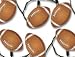 FOOTBALL PARTY LIGHTS ON A STRING