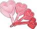 HEART SHAPED Valentines Day MEASURING CUPS kitchen love