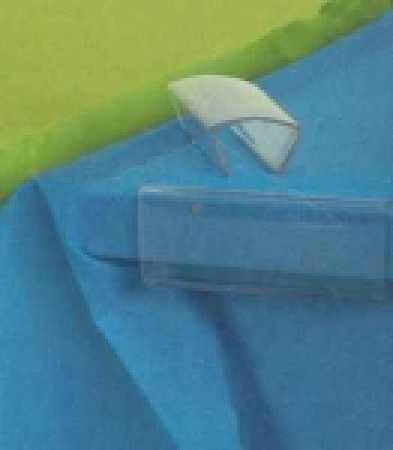 Clear Plastic Table Cover Clips - Package of 12