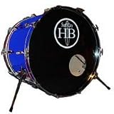 HB Drums Predator 22x16x20 Bass Drum Avalon Blue Birch Kick Drum