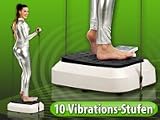 Hocheffektives Vibrations-Trainingsgerät mit Expander & LCD-Display