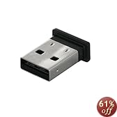 iBUFFALO Bluetooth USBアダプター 3.0+EDR対応 class2 ブラック BSHSBD04BK