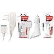 Apple iPod Combo Home Travle and 12v Car Charger - Work with G5 Video, Nano, Mini, G4, G3
