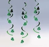St. Patrick's Day Dizzy Danglers 24-Inch 5 Per Pack
