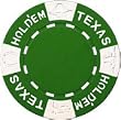Real Clay No Metal Insert Texas Holdem Poker Chips, 25 11.5 gram Green Chips