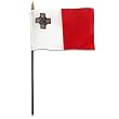 Malta Flag 4 x 6 inch
