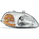96-98 HONDA CIVIC HEADLIGHT RH (PASSENGER SIDE), COMBO (1996 96 1997 97 1998 98)... by Parts Train