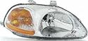 96-98 HONDA CIVIC HEADLIGHT RH (PASSENGER SIDE), COMBO (1996 96 1997 97 1998 98) 20-3161-01 33101S01A01