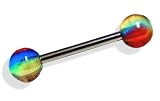 14 gauge Rainbow Barbell