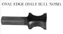 1 X 1/2 Carbide Tipped Oval Edge Router Bit