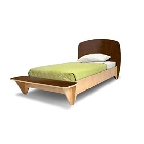 Eco-friendly Kid's Twin Bed - Surfin Kids Cocoa Finish by Ecotots
