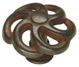 Hickory Hardware PA1311-RI 1-1/4-Inch Charleston Blacksmith Knob, Rustic Iron