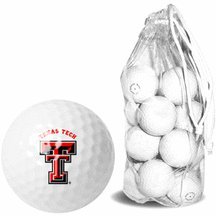 Texas Tech Red Raiders 15 Golf Ball Clear Pack