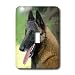 Dogs Belgian Malinois - Belgian Malinois Portrait - Light Switch Covers - single toggle switch