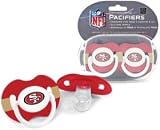 San Francisco 49ers Pacifiers - 2 Pack, Catalog Category: NFL