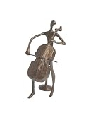 Kitchen & Housewares : Cello Player Bronze Figurine