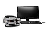 PC Rides Chevy Camaro Professional Series SILVER Intel 4GB DDR II RAM 250 GB Hard Drive SATA Microsoft Windows 7 Home Premium