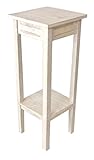pf-011-w 31.5x31.5x83.0 WHITE-WASH (ヨンユー) 4u フラワースタンド 木製 ガーデニング サイドテーブル インテリア pf-011-w