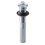 Buy KOHLER K-7127-A-BRZ Lavatory Drain with Overflow and Non-Removable Metal Stopper,... by Kohler