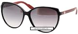 312QqbniYsL. SL160  Gucci Sunglasses Designer Fashion Womens AUTHENTIC Dark Blue Red Frame|Grey Shaded Silver Mirror Lens 2011 Model GG 3162 UXT/IC