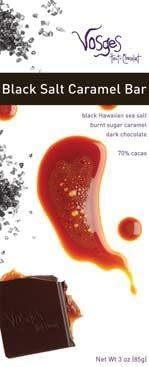 Black Salt Caramel Exotic Bar 3oz: 12 Count