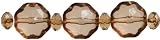 Jewelry Basics Acrylic Beads-Amber Disk Mix 49/Pkg