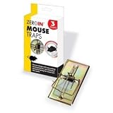 Pack of 3 Traditional Metal Mouse Traps Kitchen & Housewares