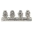 Godinger MONKEY SALT/PEPPERS SET 4