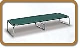 MADE IN USA Tioga Folding Aluminum Cot-3 Years Warranty-A $19.99 Value LED Flashlight Included