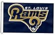 St. Louis Rams 3'x5' Flag - Football Sports Merchandise