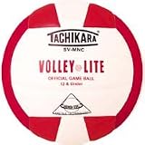 Volleyball Training Balls Tachikara Volley-Lite, Scarlet/White SVMNC