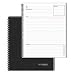 Meeting Notebook, Perforated, College Ruled, 11"x8-1/2", Black (MEA06132) Category: Ruled and Subject Notebooks