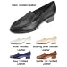 Women's ARLENE Loafer Pump Shoe - White Calf Size: 10 Width: W - 1 pair