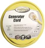 Coleman Cable 02618-88-02 50' 5 20p To 5 20r Generator Cord&adaptr Set