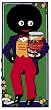Marmalade Golly Porcelain Refrigerator Magnet
