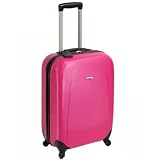 Borderline Cabin Approved Hard Shell 4 Spinner Wheels Suitcase (Hot Pink) 53 x 37 x 20 cm all parts included