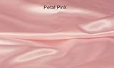 IMAGE OF SKU6575, Bed Skirt of Lingerie Satin Petal Pink, Twin, 28 In drop Twin 28