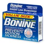 Bonine Motion Sickness Protection, Raspberry Flavored Chewable Tablets - 16 count