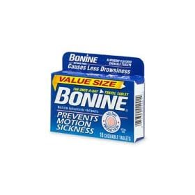 Bonine Motion Sickness Protection, Raspberry Flavored Chewable Tablets - 16 count