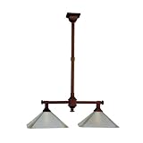 Brentwood 2-Light Trestle Pendant - Oil-Rubbed Bronze