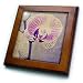Exotic Orchid Flower- Flowers- Floral Photography - 8x8 Framed Tile