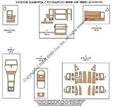 Dodge Durango (set 1) Real Aluminum Dash Kit 01-03 - 55 pieces - Real Brushed Aluminum