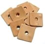 Zoo Max DUS229 Leather 1.5x1.5in 10 pieces for Bird Toys