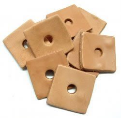 Zoo Max DUS230 Leather Squares 2×2in 10 pieces for Bird Toys