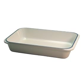 Chasseur Cast Iron 32.5 x 21.5 x 5.5 cm Cream Roasting Dish