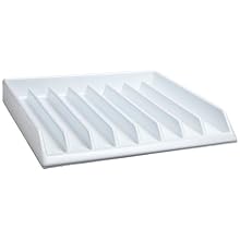 Bel-Art Scienceware 186620000 Polystyrene Lab Fridge Tray Rack with 8 Channels