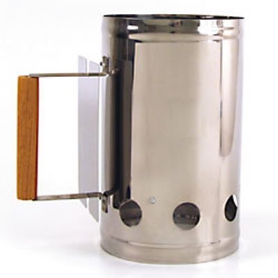 Charcoal Companion CC3026 Platinum Chimney Charcoal Starter